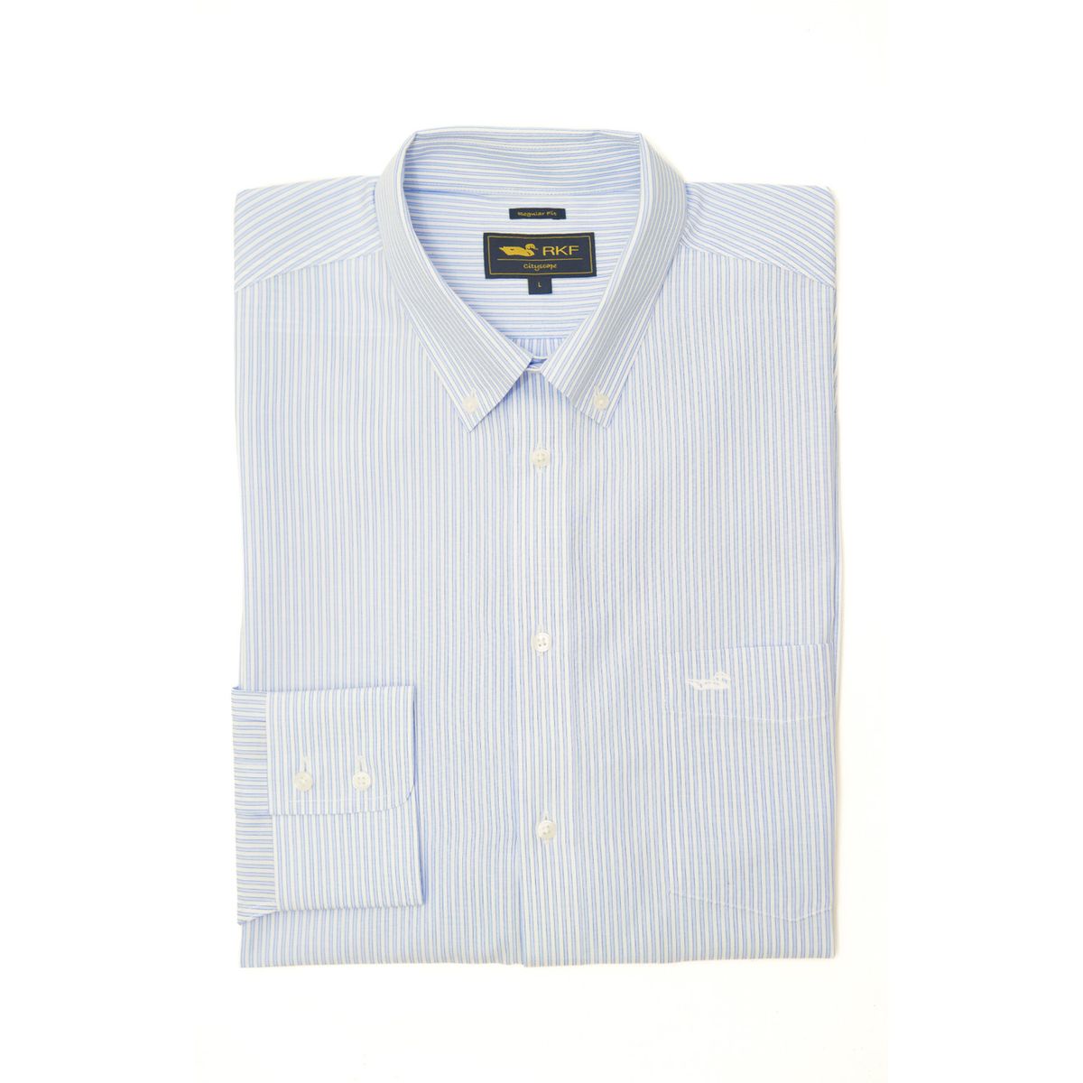 ROCKFORD - Camisa Libre De Arrugas Hombre WF Celeste ROCKFORD