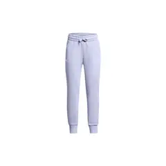 UNDER ARMOUR - Pantalón Buzo Jogger Rival Fle Niña Morado