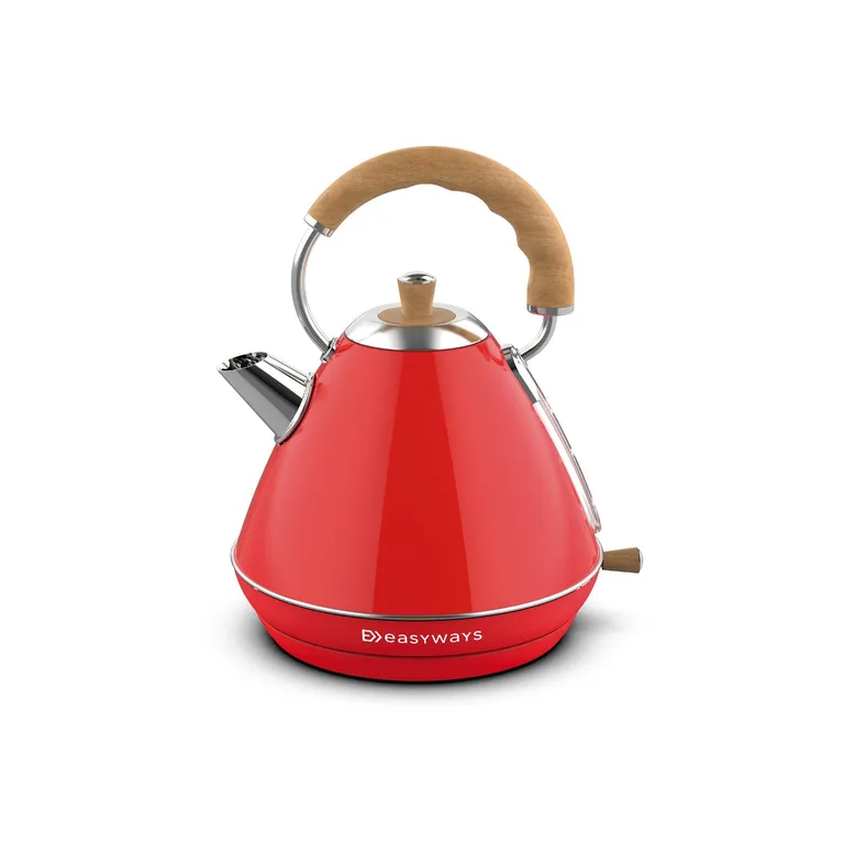 EASYWAYS Hervidor Design Rojo 1,7 L