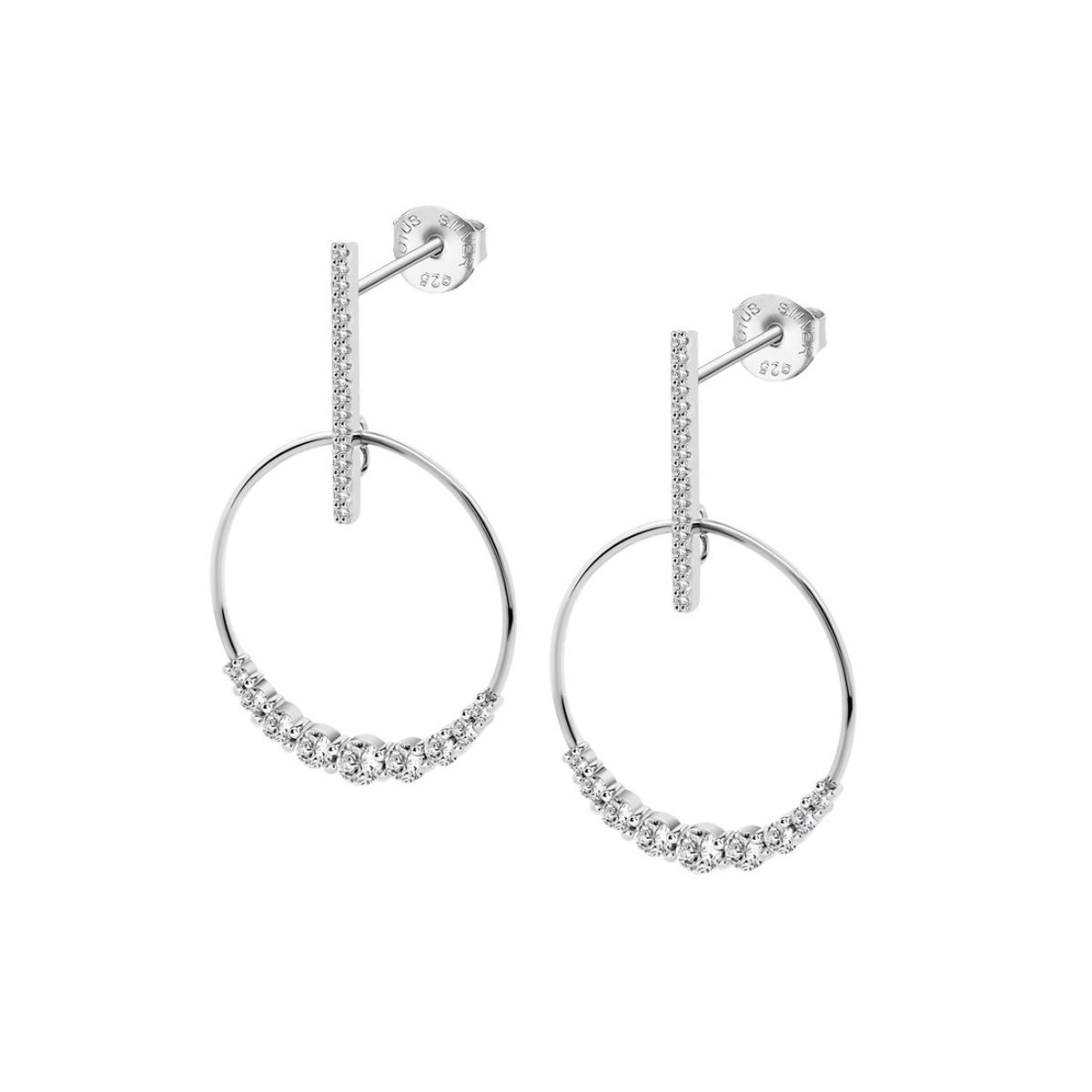 LOTUS SILVER - Aros LP3726-4/1 Lotus Silver Mujer Trendy