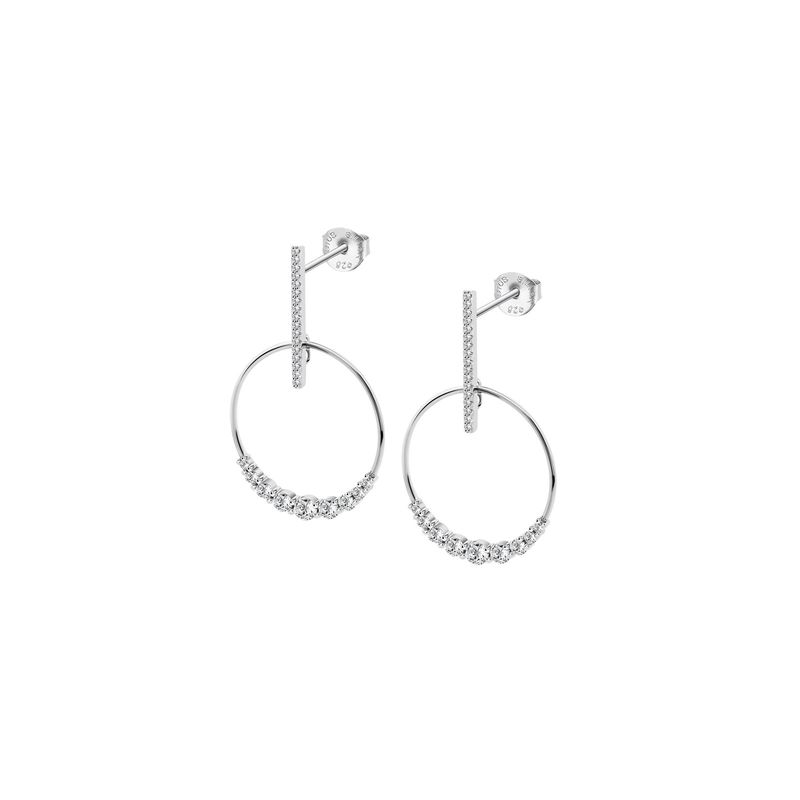 LOTUS SILVER - Aros LP3726-4/1 Lotus Silver Mujer Trendy.-