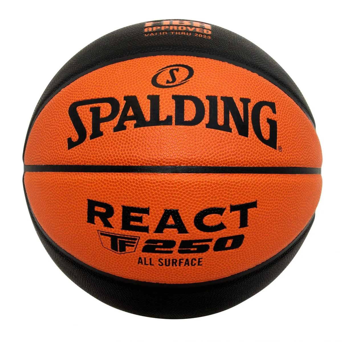SPALDING - Balón Basketball React TF250™ Spalding – Talla 7 Naranja