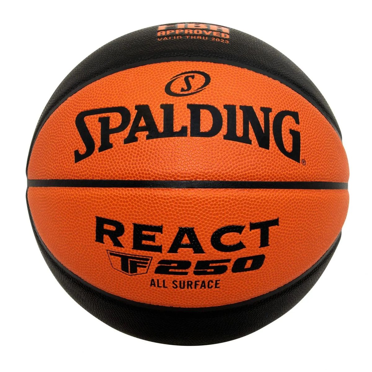SPALDING - Balón Basketball React TF250™ Spalding – Talla 7 Naranja