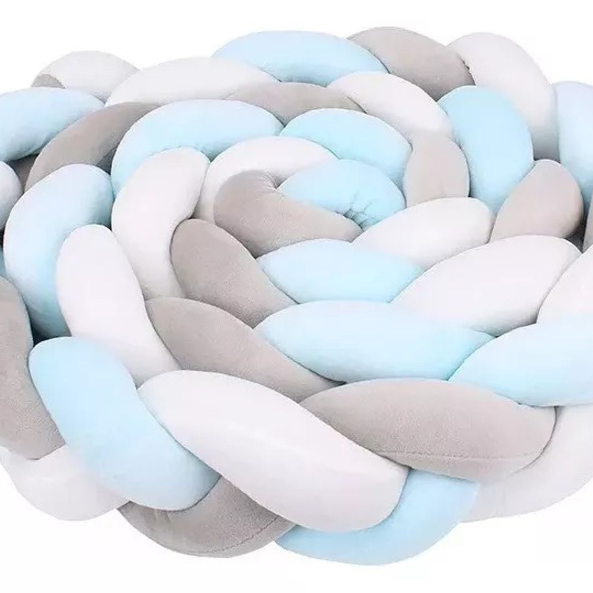 GENERICO - Trenza Cojin Seguridad Para Cuna Bebes 3 Metros Protección