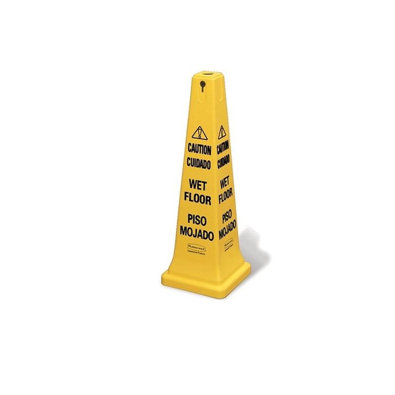RUBBERMAID - CONO DE SEGURIDAD AMARILLO RUBBERMAID