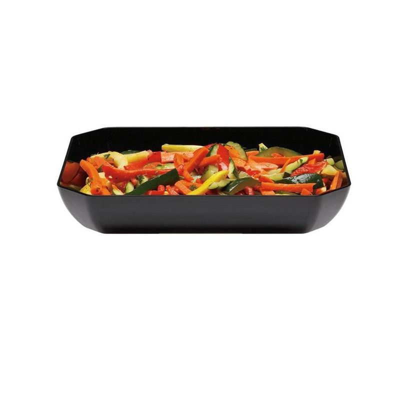 CAMBRO - BANDEJA EXIBICION OCTOGONAL NEGRA IMAHE