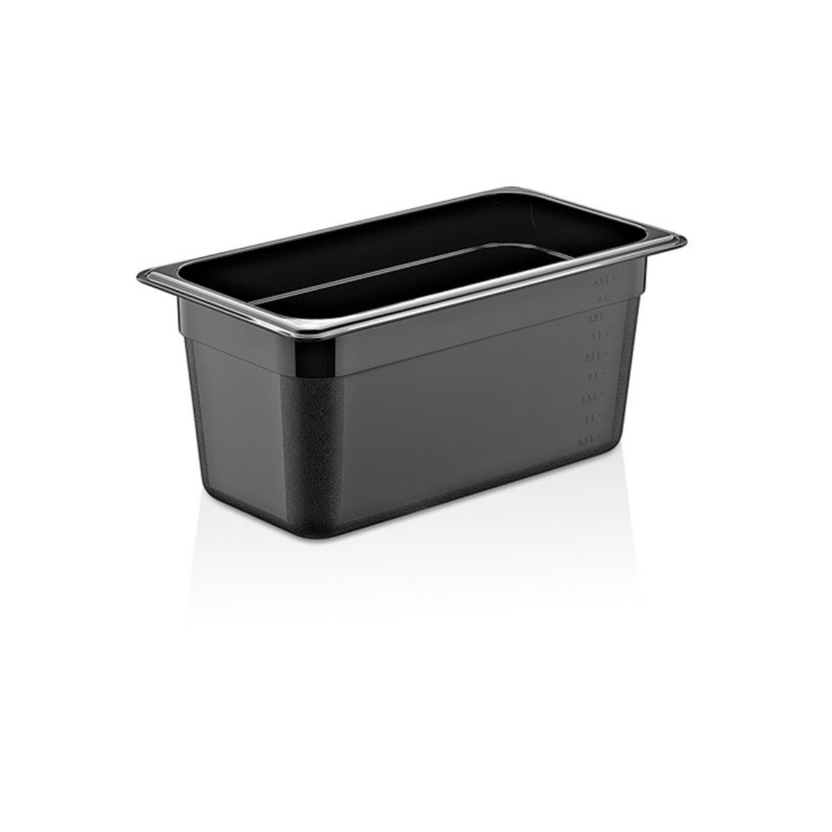 GASTROPLAST - CONTENEDOR POLICARBONATO NEGRO 14x15 cm IMAHE