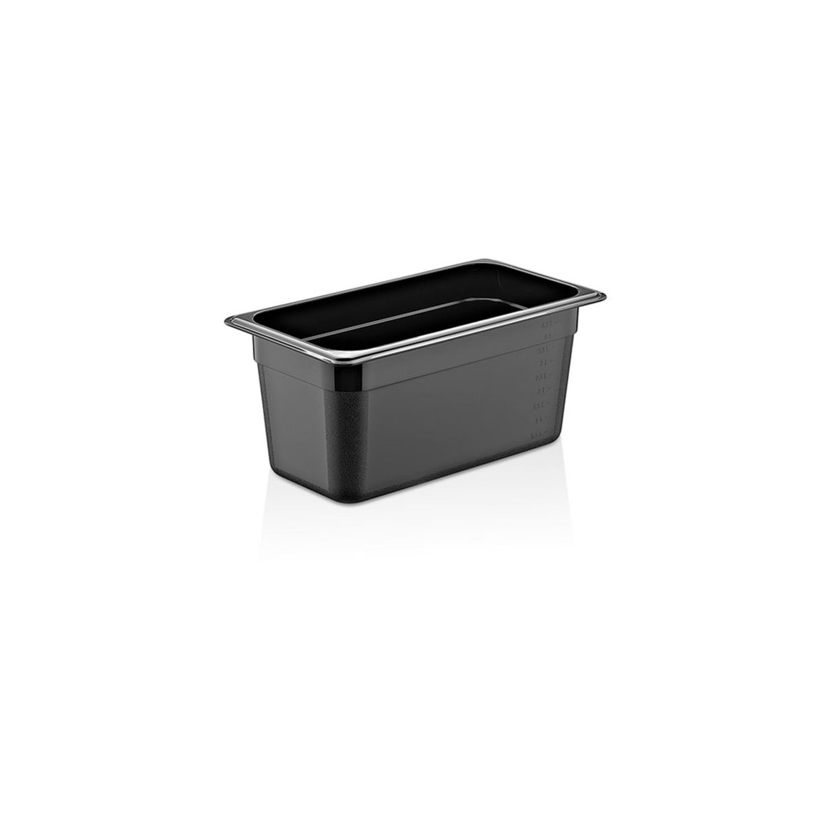 GASTROPLAST - CONTENEDOR POLICARBONATO NEGRO 14x15 cm IMAHE