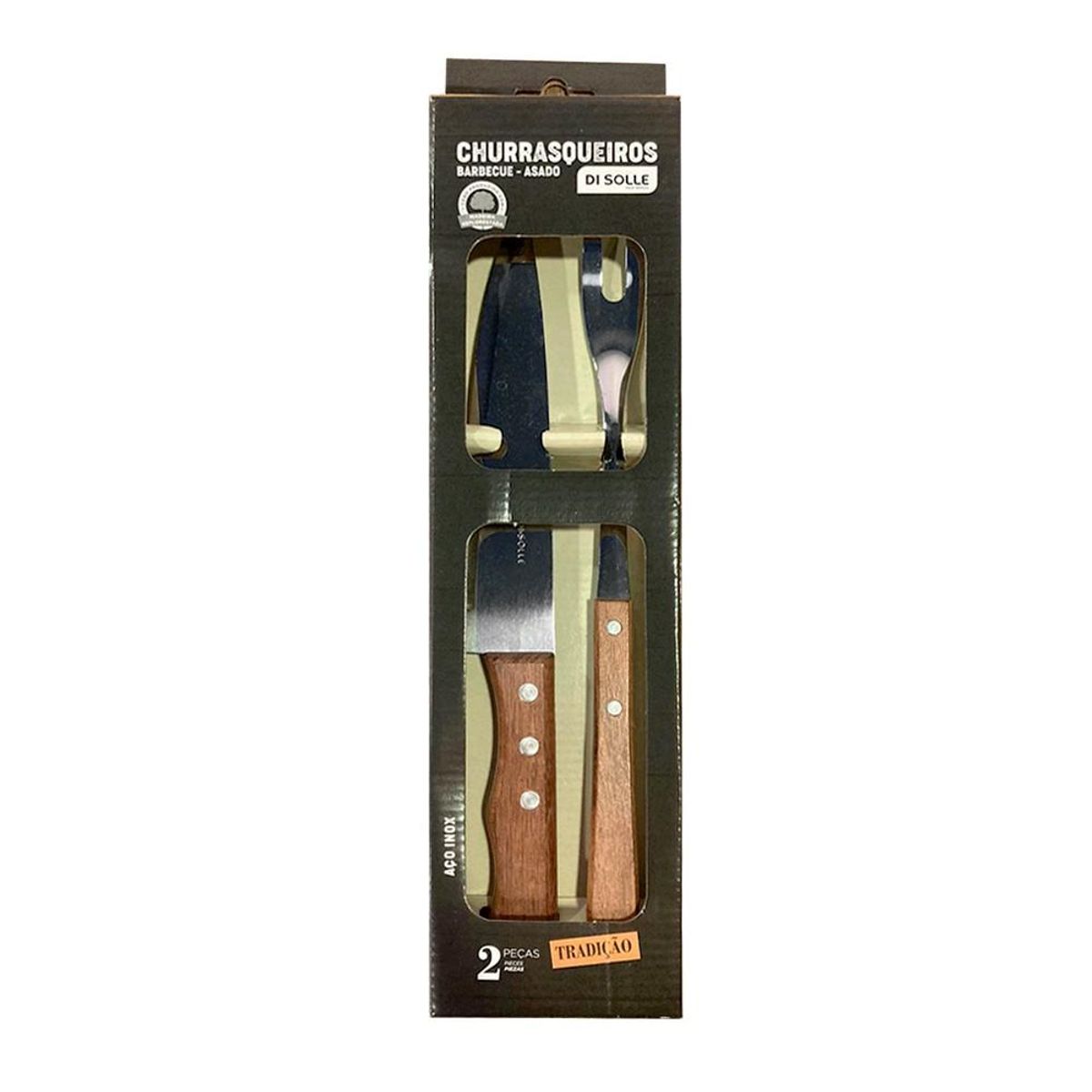 DI SOLLE - PACK CUCHILLO TRINCHO ASADO TRADICIONAL IMAHE