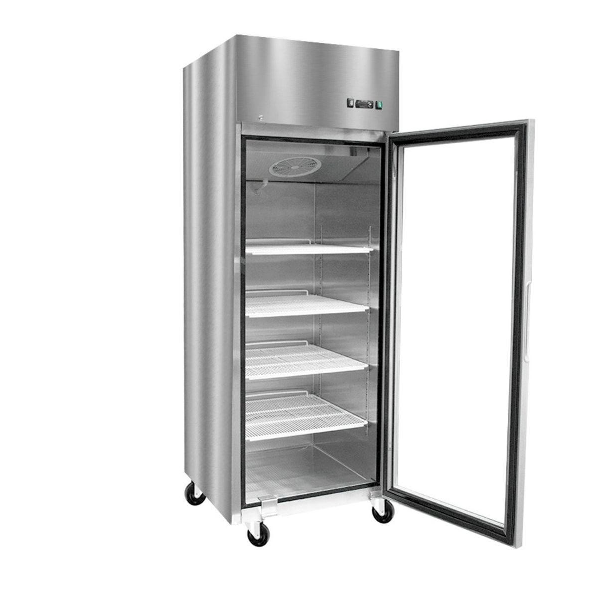 IMAHE - CONGELADOR ACERO INOX PUERTA VIDRIO SINGLE 700 LITROS IMAHE