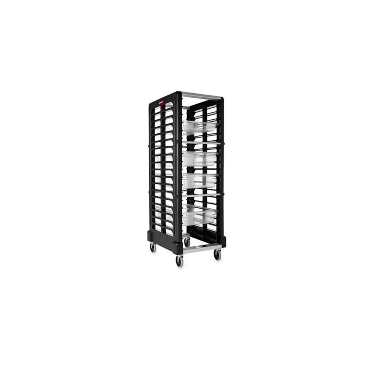 IMAHE - CARRO TRANSPORTA CAJA DE ALIMENTOS Y BANDEJAS NEGRO 3320BK IMAHE