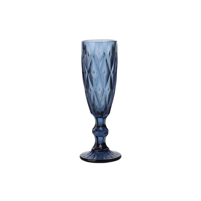 IMAHE - Set 6 Copas Champagne Azul 150ml Imahe IMAHE