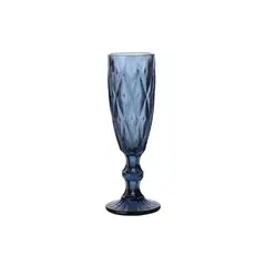 IMAHE - Set 6 Copas Champagne Azul 150ml