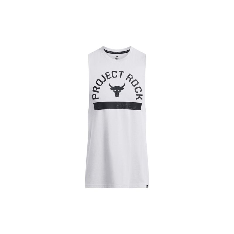 UNDER ARMOUR - Polera UA Project Rock Payoff hombre Gris UNDER ARMOUR