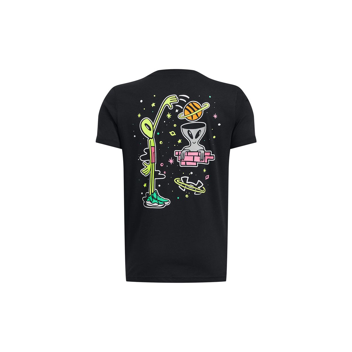 UNDER ARMOUR - Polera UA Out Of This World niño Negro UNDER ARMOUR