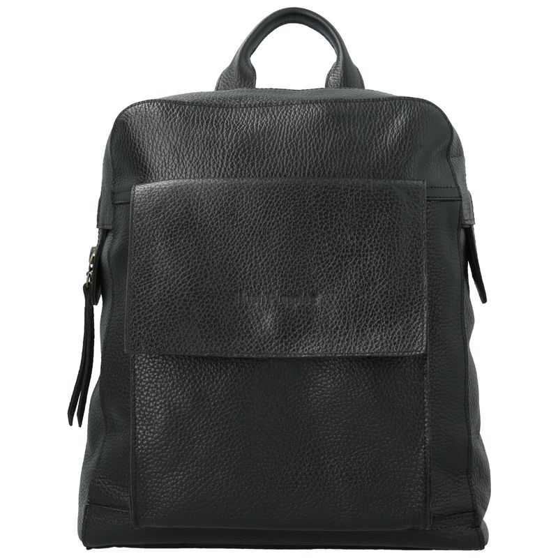 HUSH PUPPIES - Mochila Cuero Mujer Bridget Back Negro HUSH PUPPIES