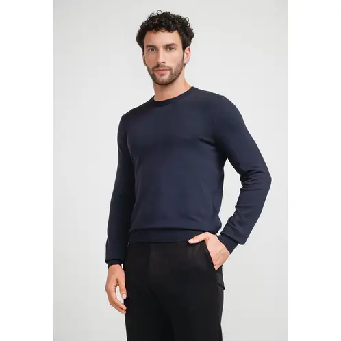 PERRY ELLIS - Sweater Hombre Cuello Redondo Navy