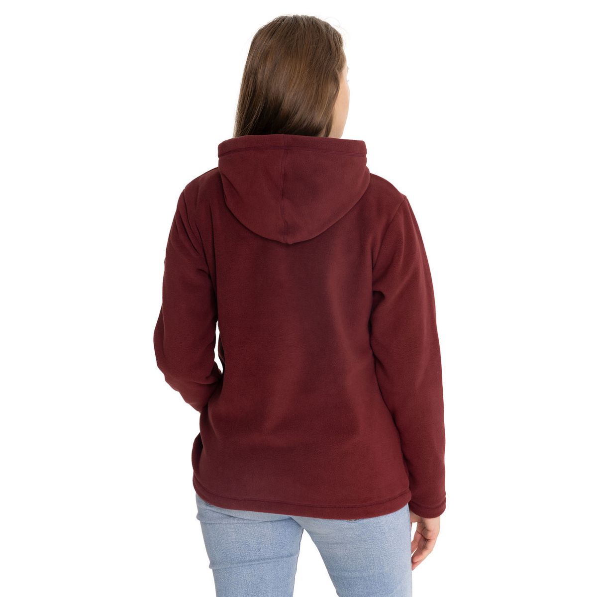 CAT - Polar Mujer W Quarter Zip Polar Burdeo CAT