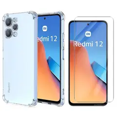 GENERICO - Carcasa Xiaomi Redmi 12 4g Antishock Compatible+ Lamina Completa - Agua