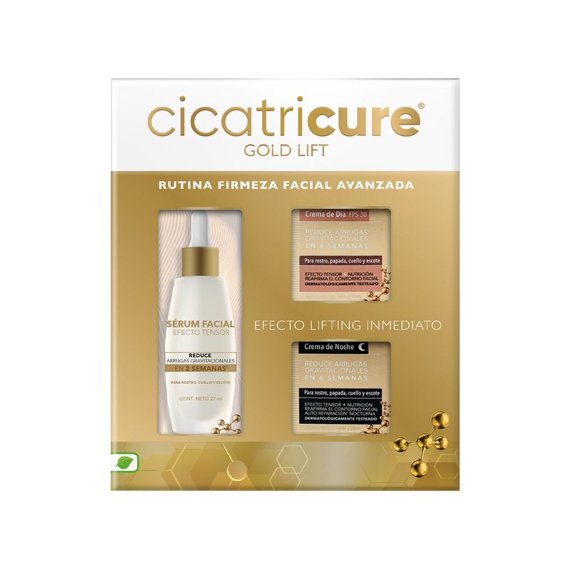 CICATRICURE - Pack Cicatricure Pack Gold Lift Crema Dia + Crema Noche + Serum
