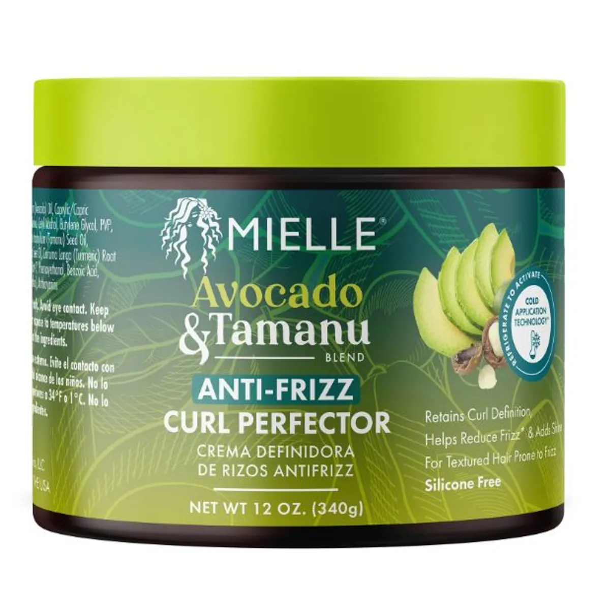 MIELLE - Perfeccionador de Rizos Antiencrespamiento 340g Mielle