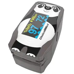 CHOICEMMED - Oxímetro Saturómetro de Pulso Pediátrico Niño Panda