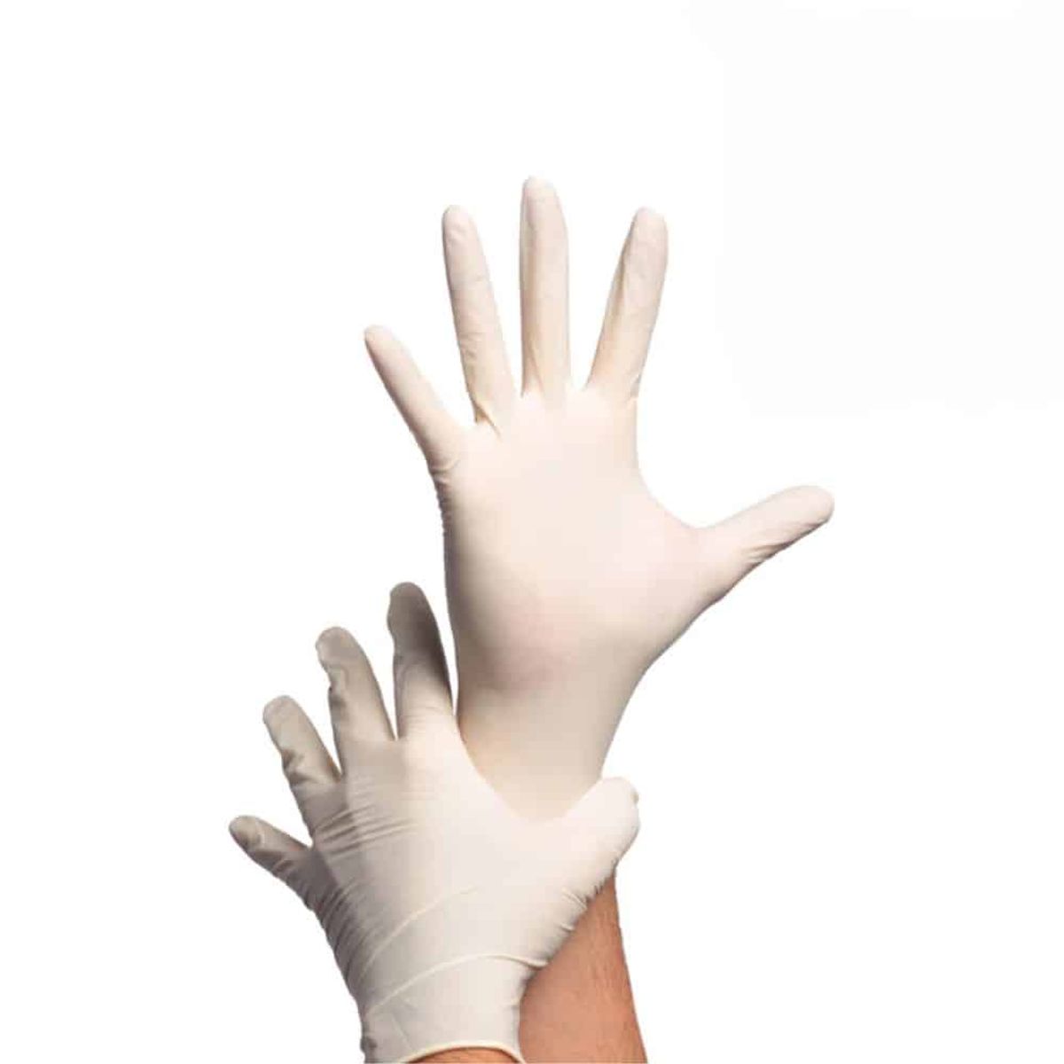 BOTICAMED - Guantes de látex desechables Boticamed (Caja de 100 unidades) - S
