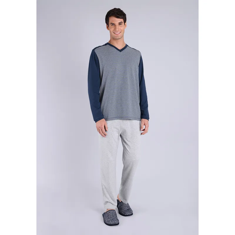 ARROW - Pijama Largo Cuello V Arrow ARROW