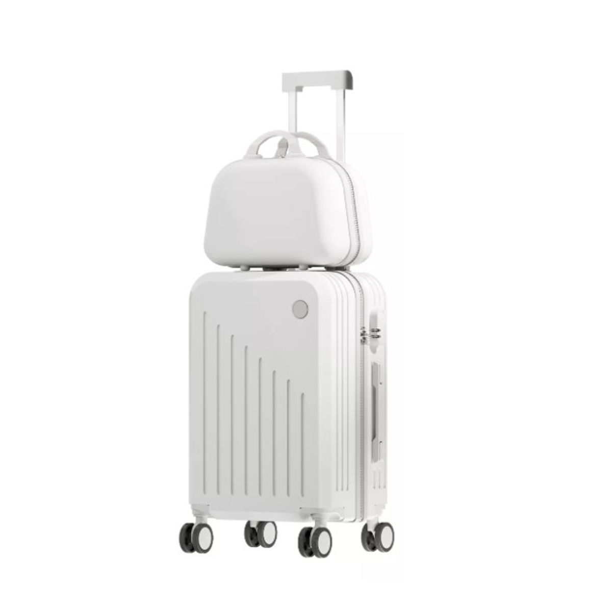 GENERICO - Maletas De Cabina Mano De Viaje 21in 2pcs Blanco