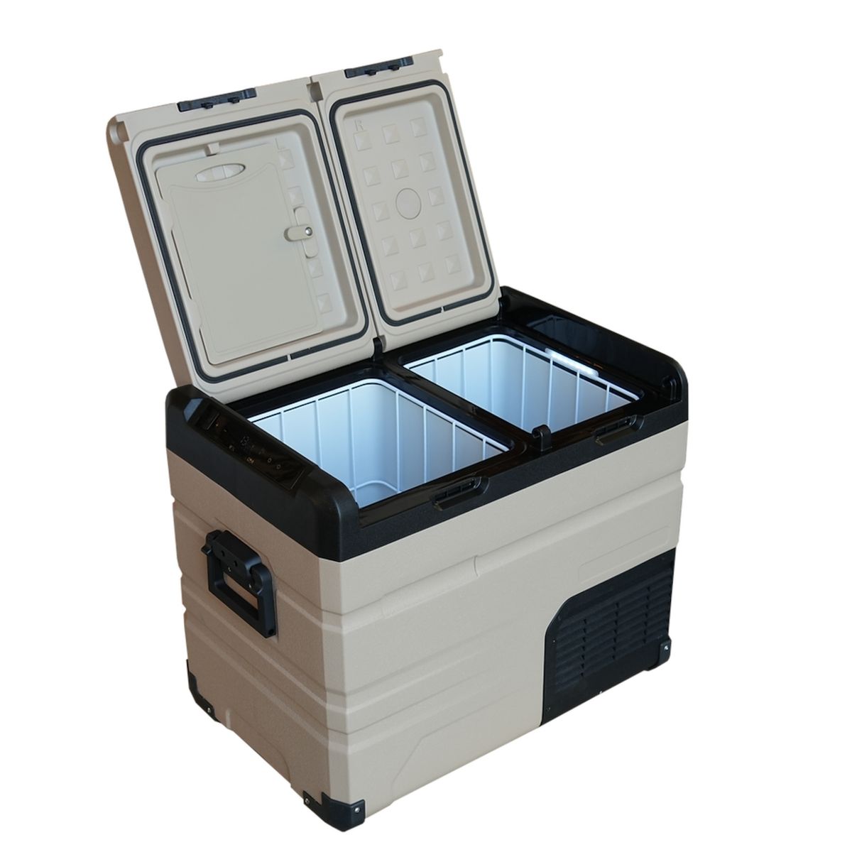 Refrigerador TA45 Alpicool 12 24 110 220V Con batera Bizona, marca ALPICOOL - Foto Principal