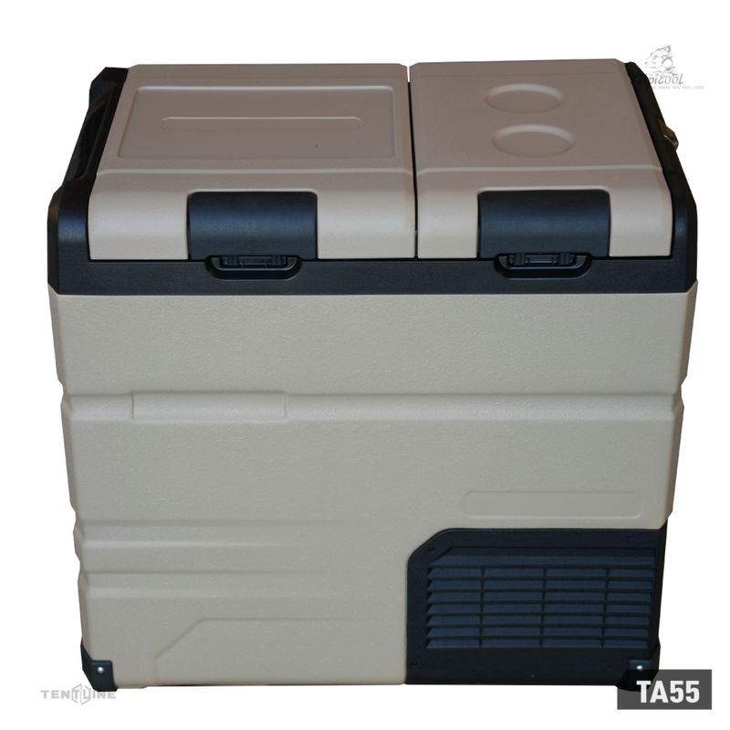 ALPICOOL - Refrigerador TA55 Alpicool 12 24 110 220V Con batera Bizona