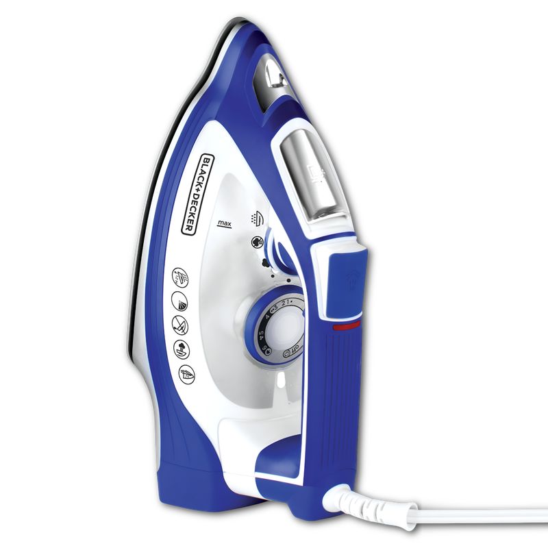 BLACK+DECKER - Plancha de Ropa a Vapor Profesional Black + Decker IR3001-CL - Azul
