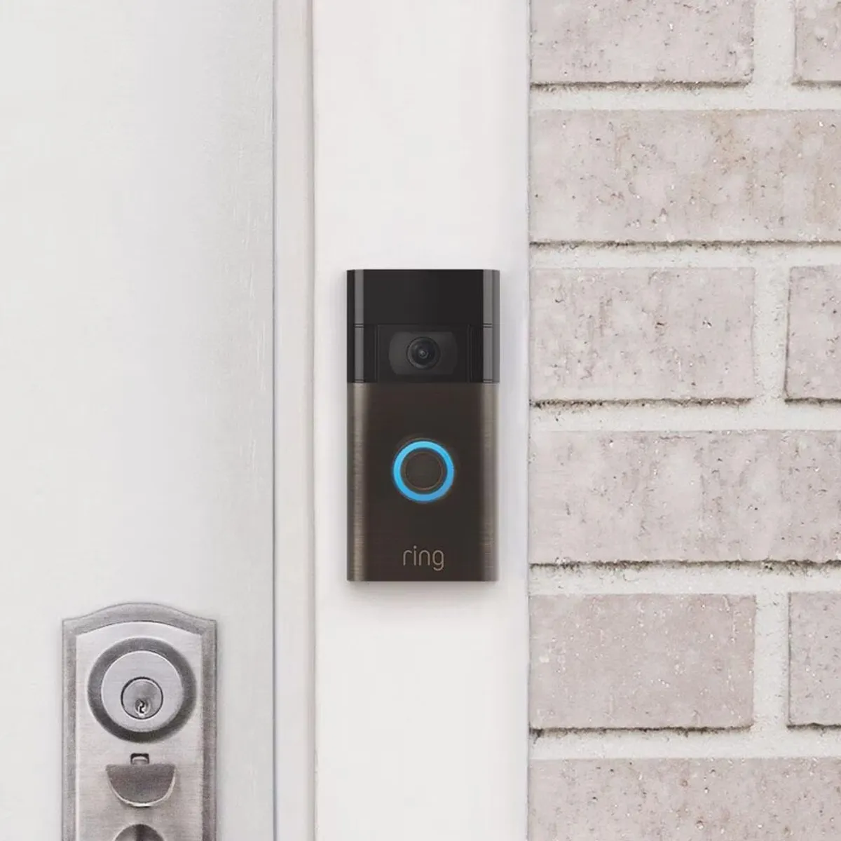 RING - Timbre Inteligente Ring Video Doorbell 2nd Gen Wifi Cafe Oscuro Alexa