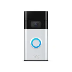 RING - Timbre Inteligente Video Doorbell 2nd Gen Wifi Color Plata Alexa