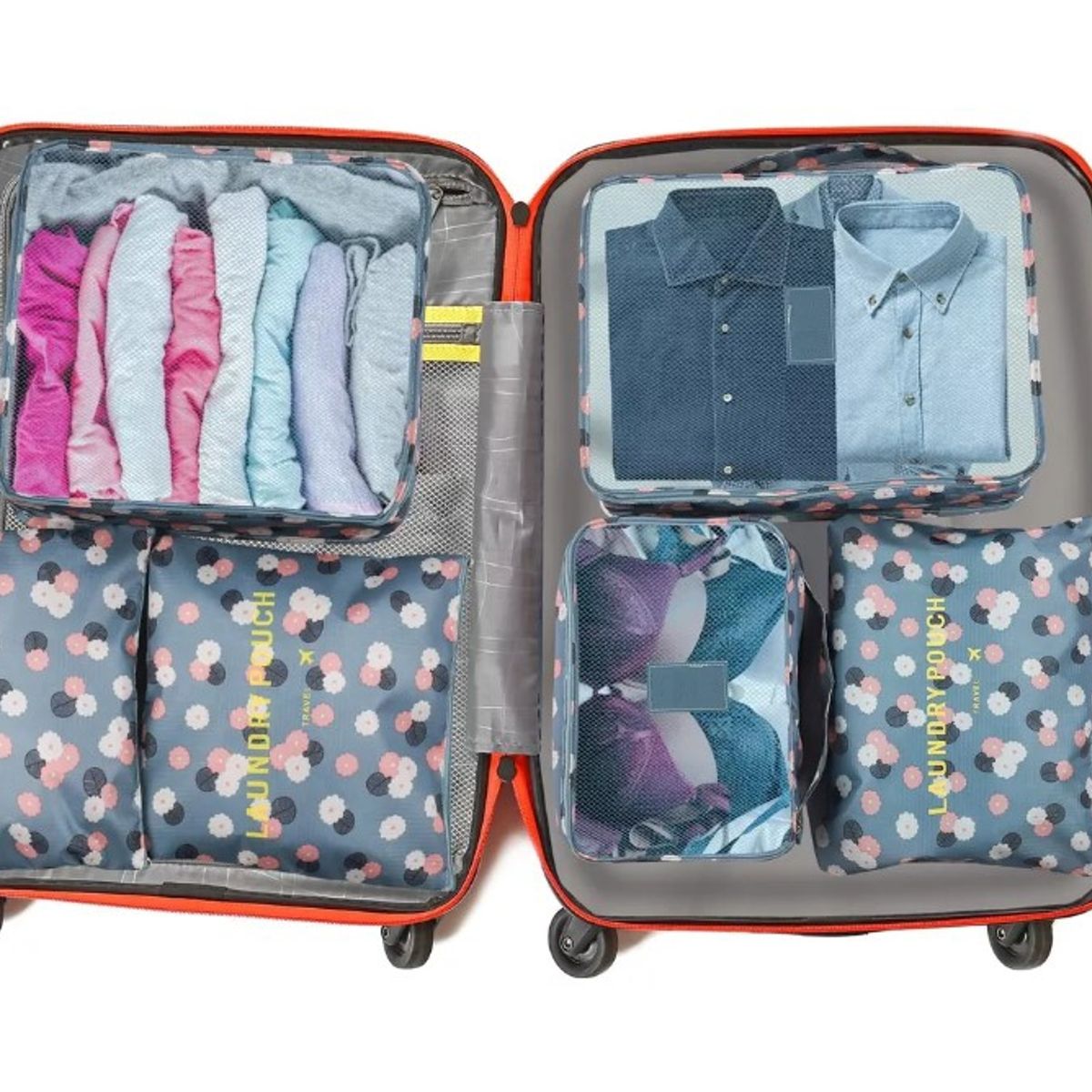 GENERICO - Bolsa Organizador Maleta Equipaje Viaje Impermeable Set 6 Pk