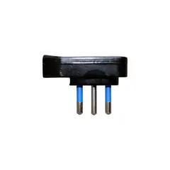 PHILCO - Enchufe Macho Horizontal Negro 1500w - Sello Sec