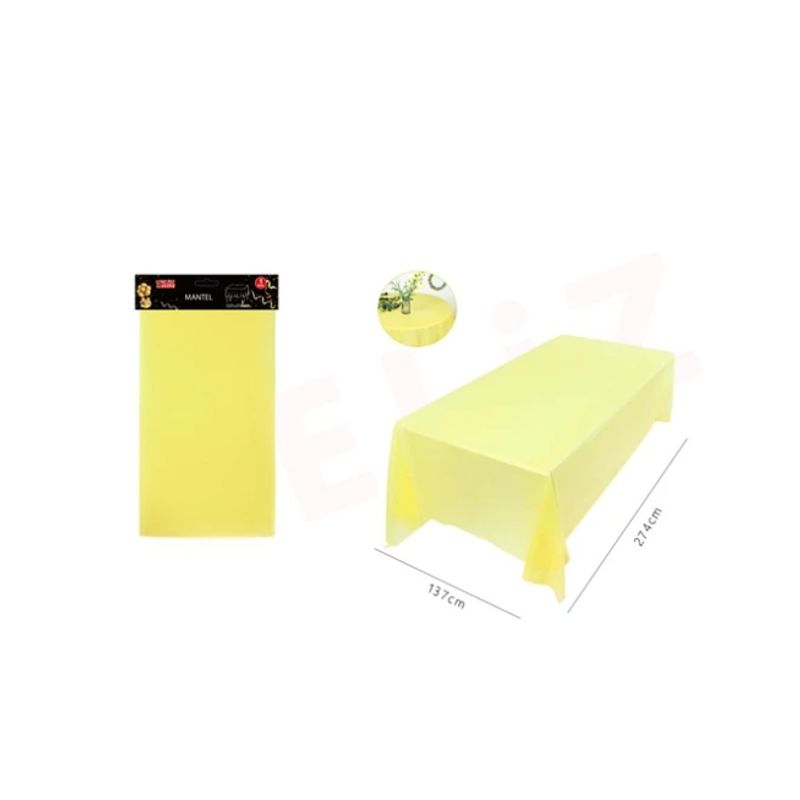 GENERICO - Mantel Plástico Amarillo 137274Cm