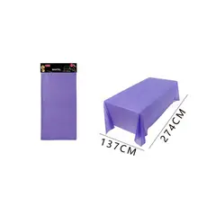 GENERICO - Mantel Plástico Morado 137x274Cm
