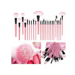 GENERICO - Set 24 Brochas Maquillaje Profesional Fibra Artificial