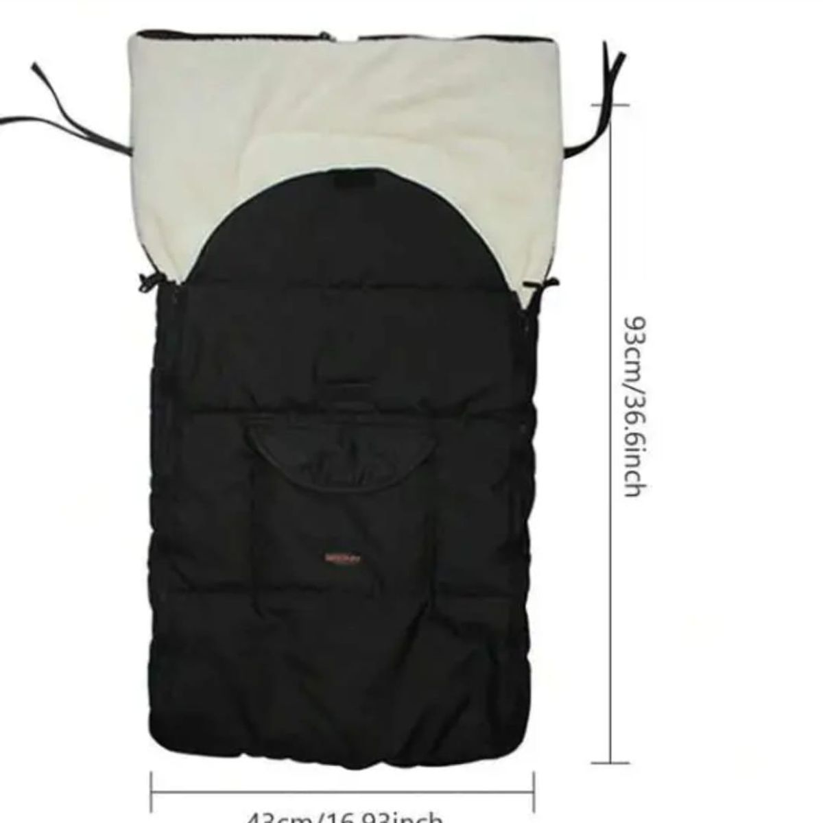 GENERICO - Saco Impermeable Para Coche Forrado Chiporro Universal Negro