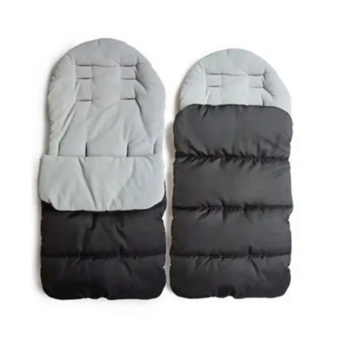 GENERICO - Saco Impermeable Para Coche Forrado polar Universal Negro-Gris