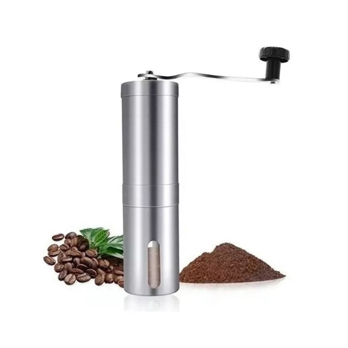 GENERICO - Molinillo De Café Manual Autopropulsado De Acero Inoxidable