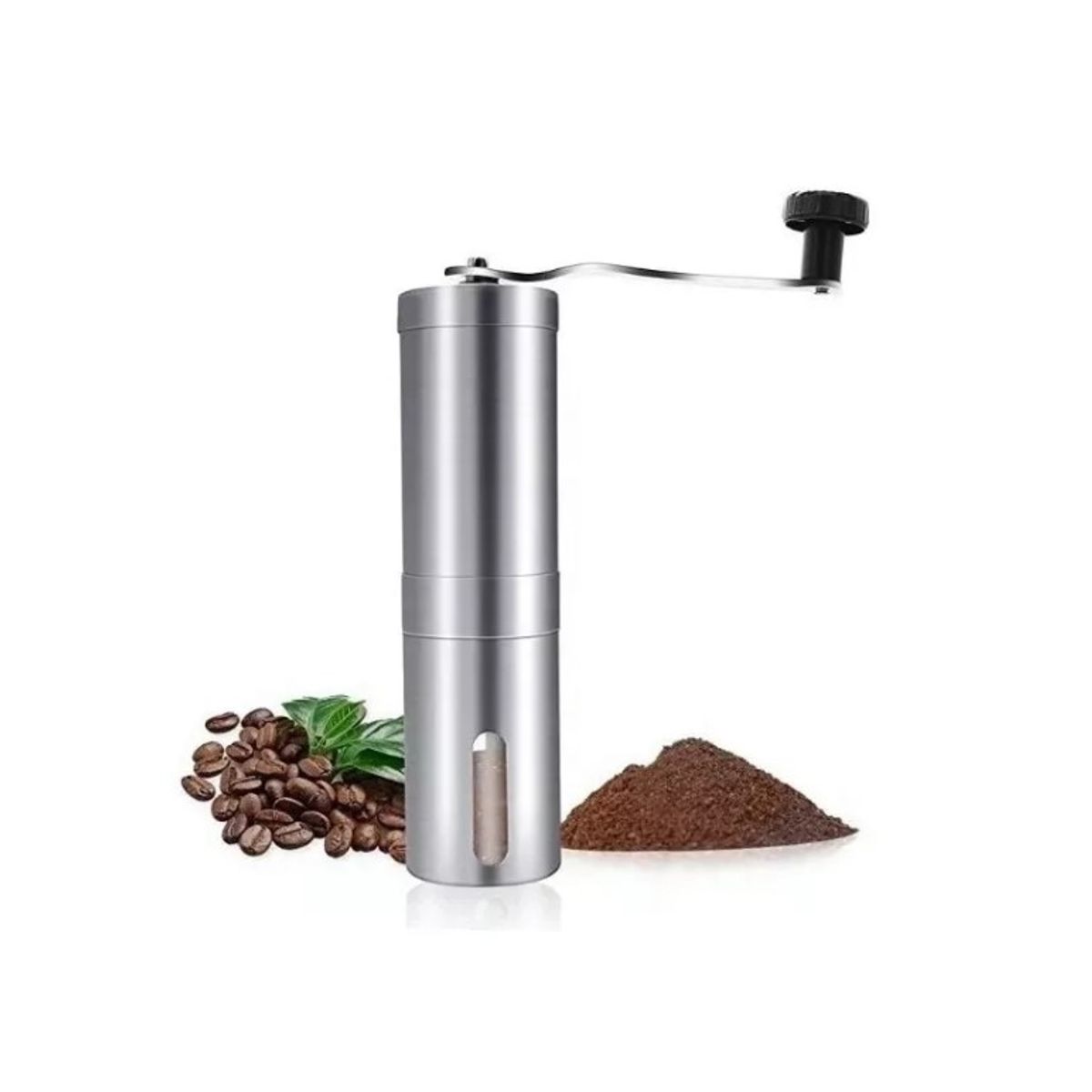 GENERICO - Molinillo De Café Manual Autopropulsado De Acero Inoxidable