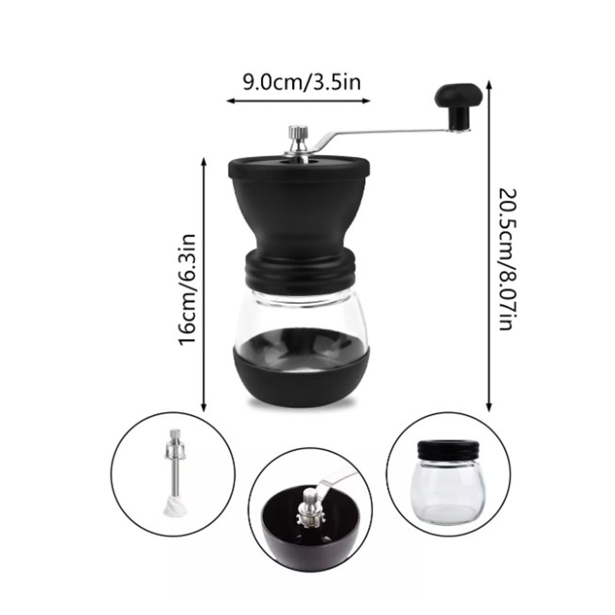 GENERICO - Molinillo De Café Moledor Manual De Granos Café Y Semillas