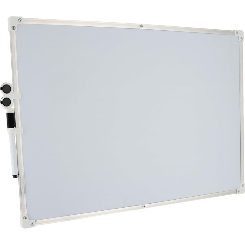 GENERICO - Pizarra Blanca 30x40cm Incluye 2 Imánes Y Plumón