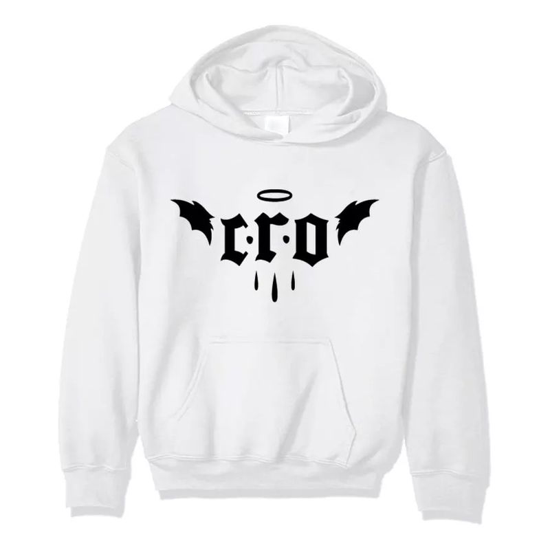 ROLY - Poleron Blanco Cro Vampiros Logo Barderos