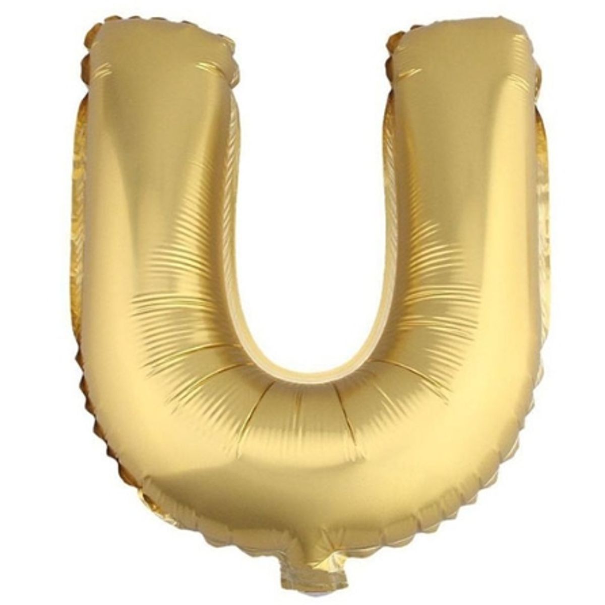 GENERICO - Globos En Forma De Letras Metalizados Dorado U
