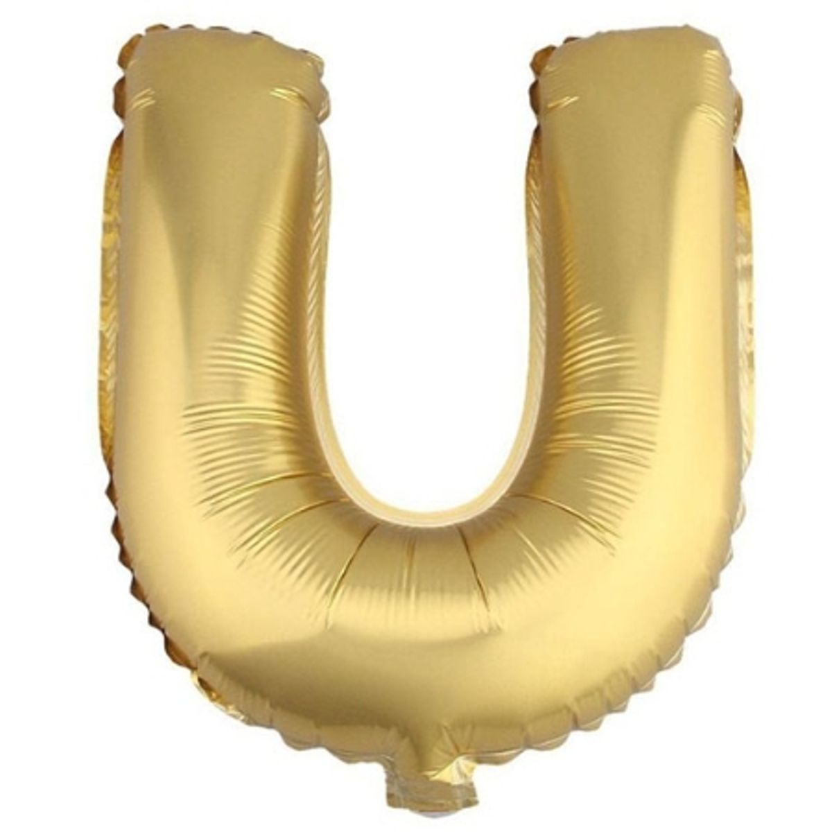 GENERICO - Globos En Forma De Letras Metalizados Dorado U