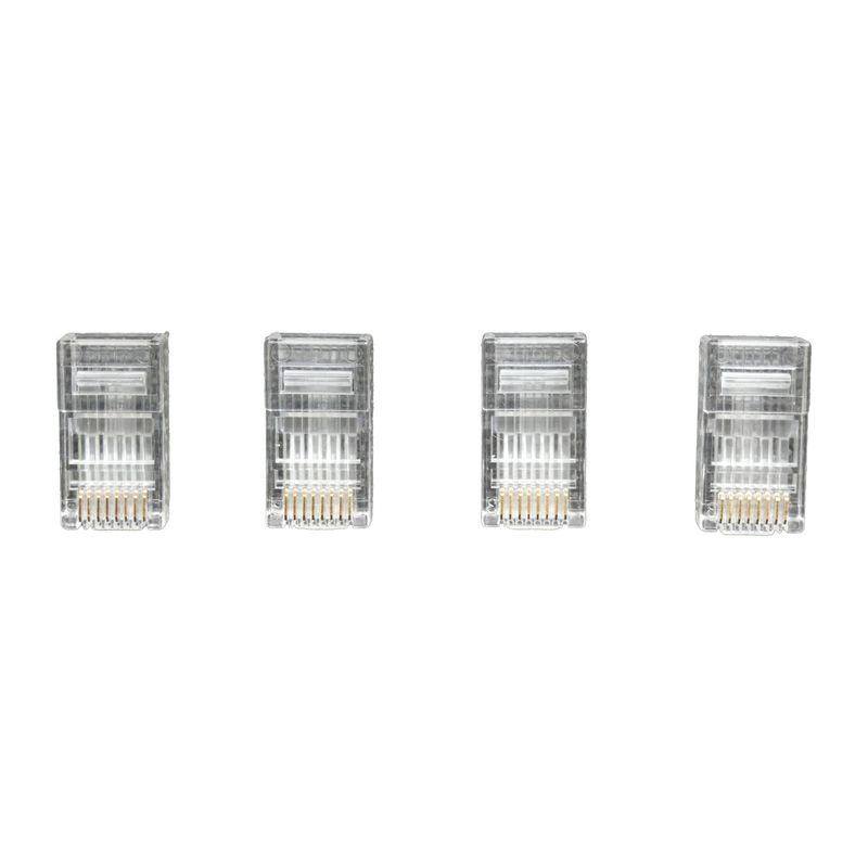 MACROTEL - Pack De 4 Conectores Rj45 macrotel - Cable Utp - Red - Lan