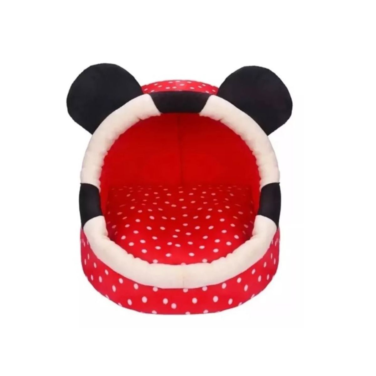 GENERICO - Cama Con Forma De Ratón Para Mascotas Talla L Rojo